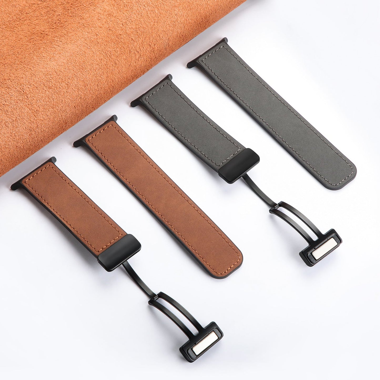 Durable Leather Magnetic Strap for Samsung Watch Ultra
