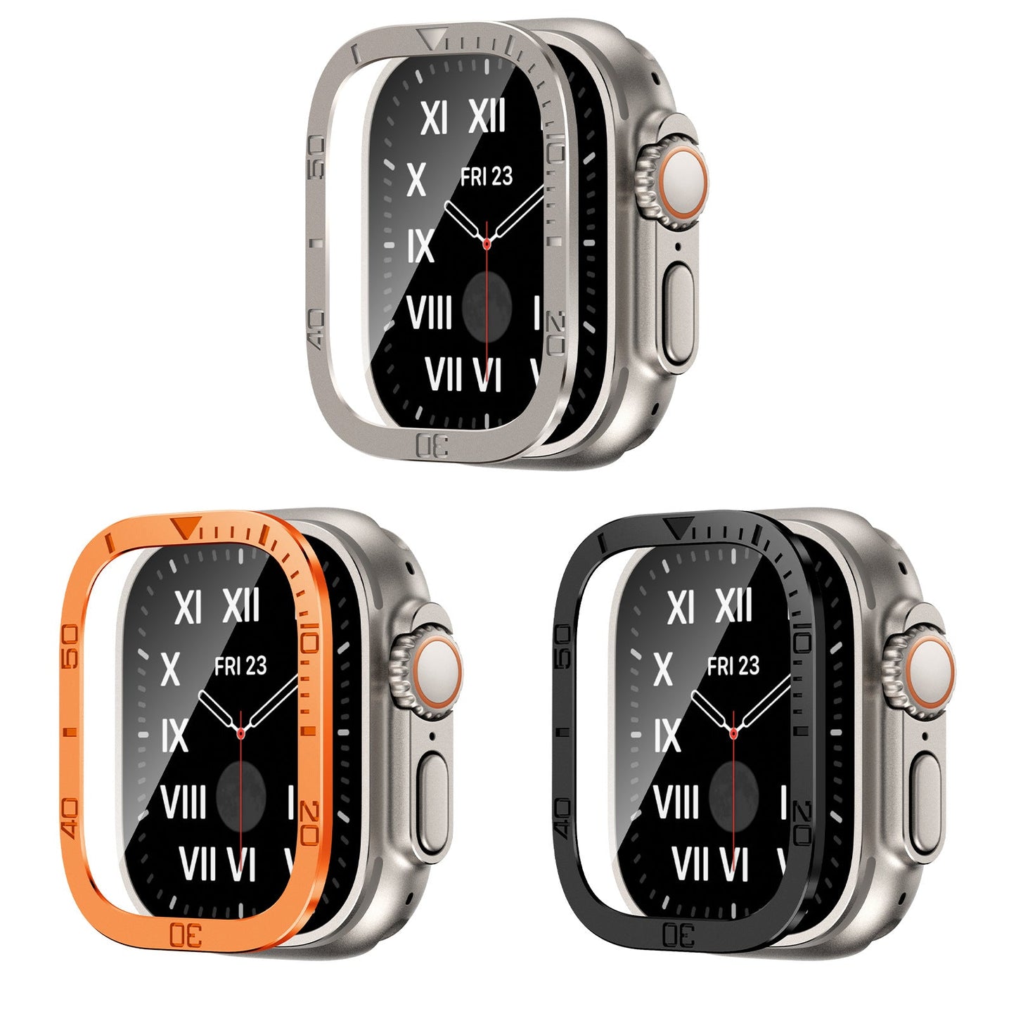Clear Protective Glass Screen Cover for Apple Watch Ultra