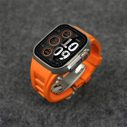 Durable Rubber Apple Watch Strap Band