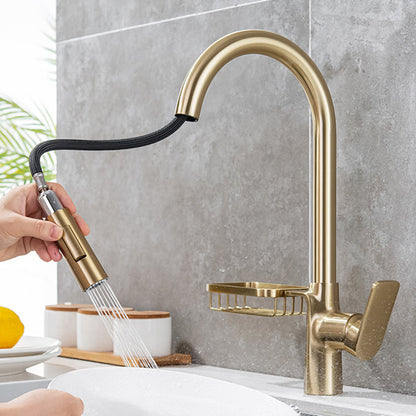 Stylish Kitchen Faucet With Pull Down Spray nozzle