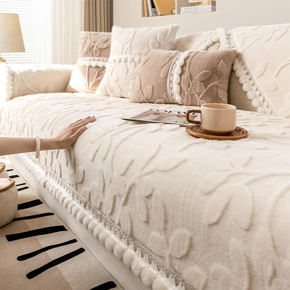 Luxury Soft Velvet Sofa Slipcover
