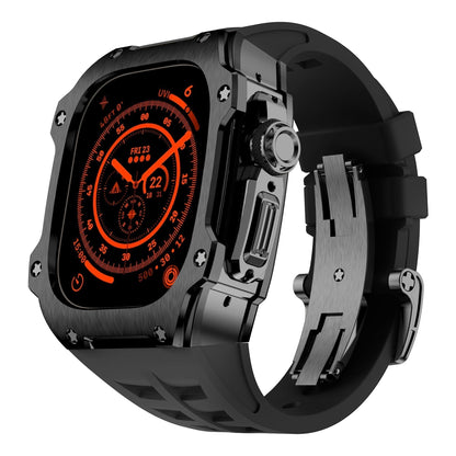 Tough Black Stainless Steel Case for Apple Watch Ultra - Lusomart