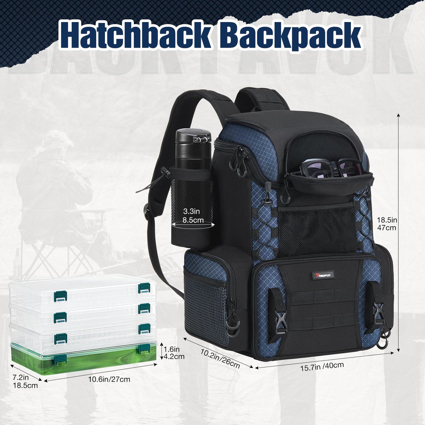 Roomy Fishing Tackle Bag With 4 Compartments