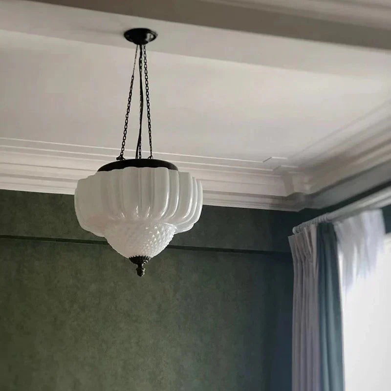 Simple White Hanging Lamp