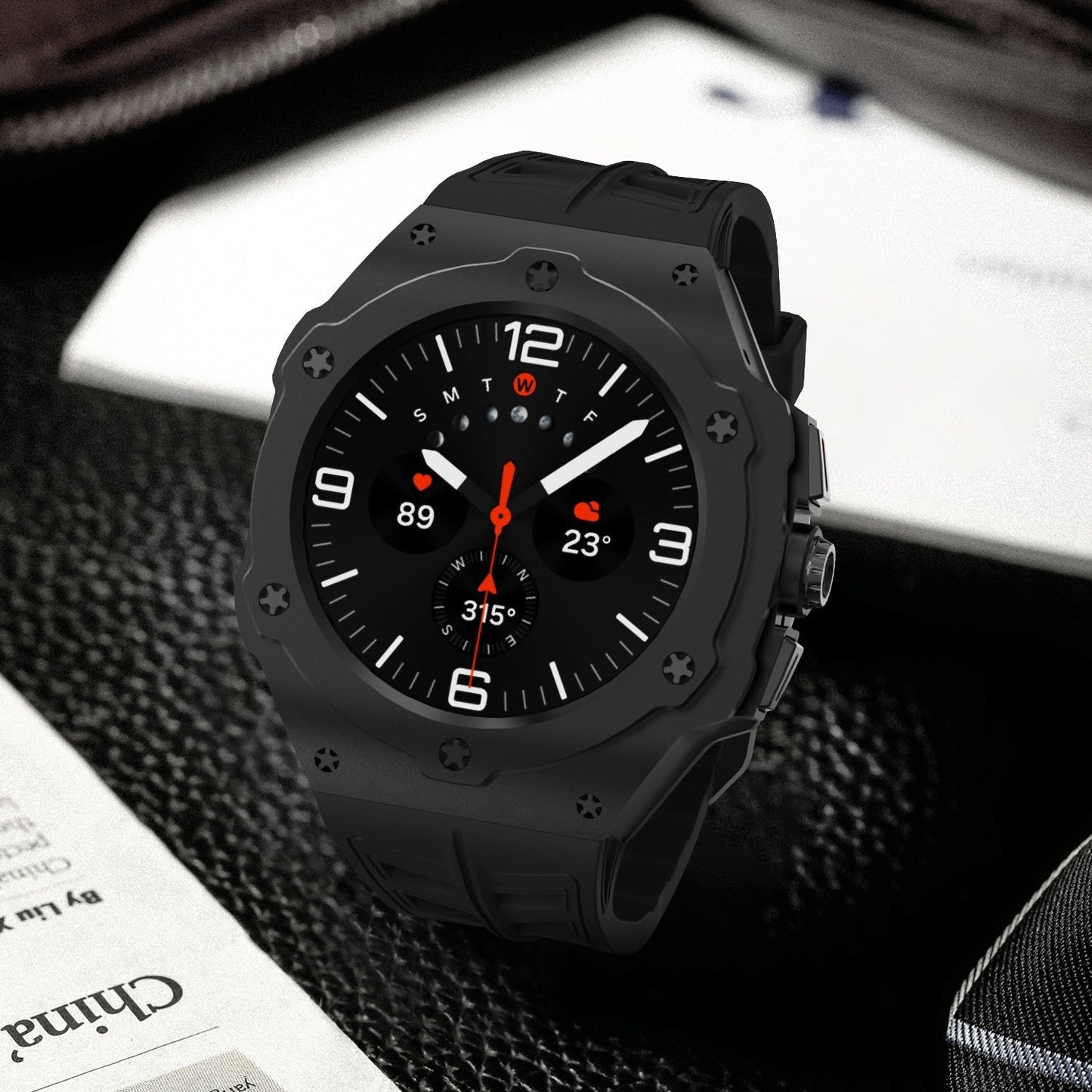 Slim Black Aluminum Case Mod Kit For 47mm Ultra