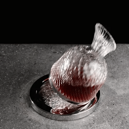 Luxury Rotating Wine and Liquor Decanter