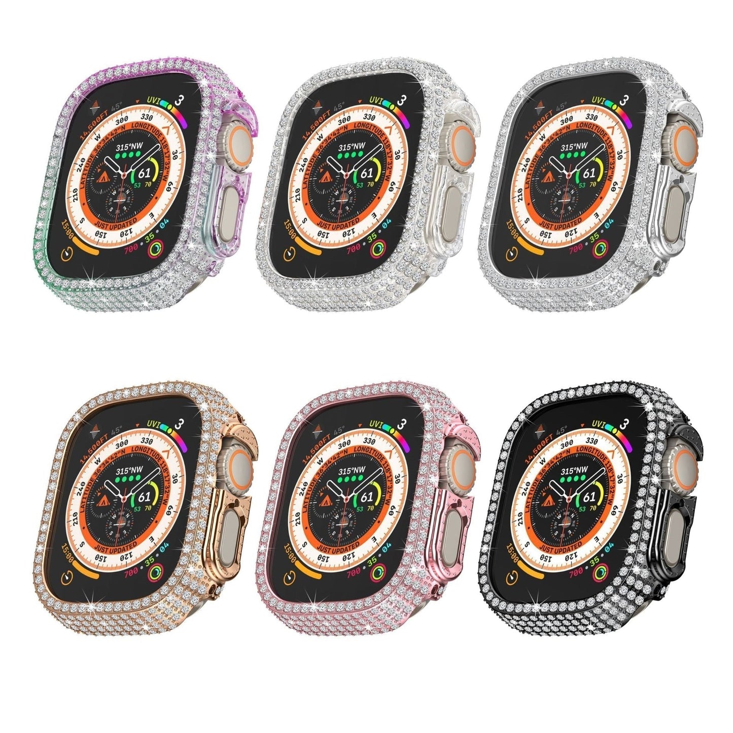 Premium Bling Case and Screen Protector for Apple Watch