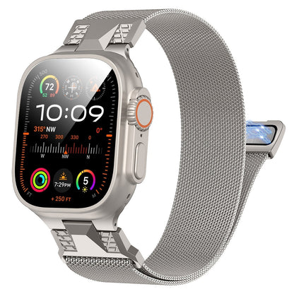 Stainless Steel Mesh Watch Strap with Secure Clasp - Lusomart