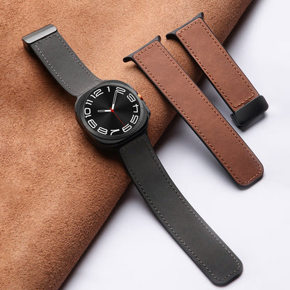 Durable Leather Magnetic Strap for Samsung Watch Ultra