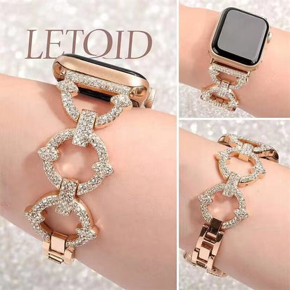 Shining Metal Smartwatch Chain Bracelet