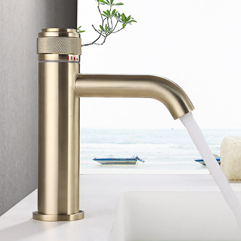 Stylish One Handle Bathroom Faucet for Hot Cold Water