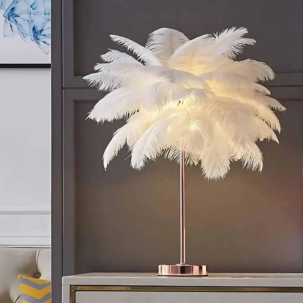 Warm White Table Lamp | Cozy Home Lighting - Lusomart