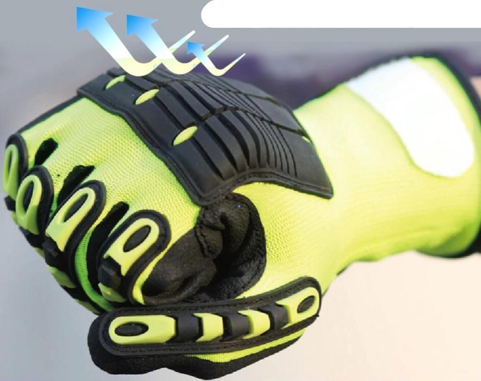 Insulated Shock Absorbing Work Gloves For Cold Weather Comfort