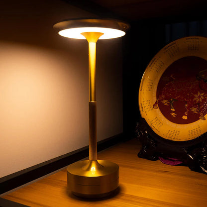 Portable Dimmable LED Desk Lamp With Metal Base