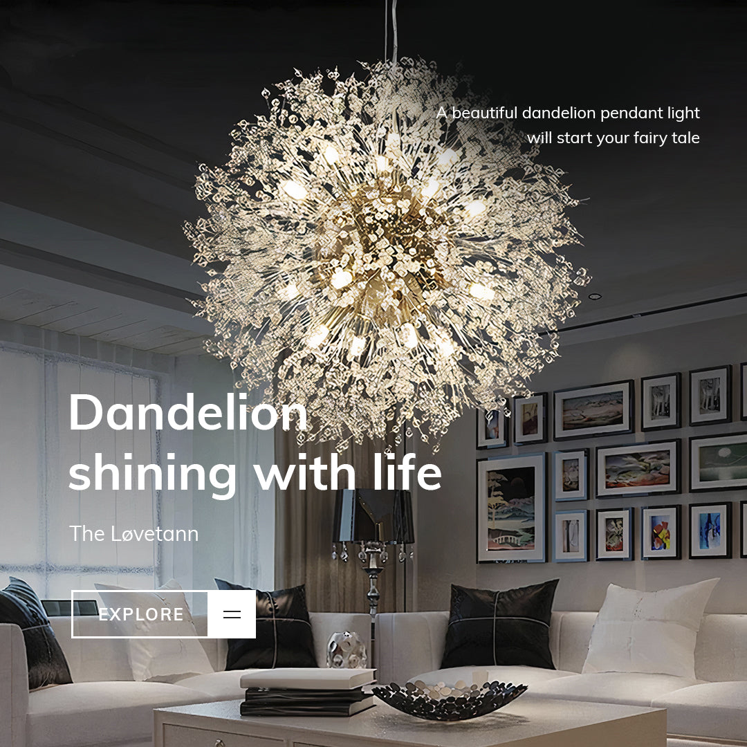 Stunning Floral Pendant Ceiling LampFixture - Lusomart