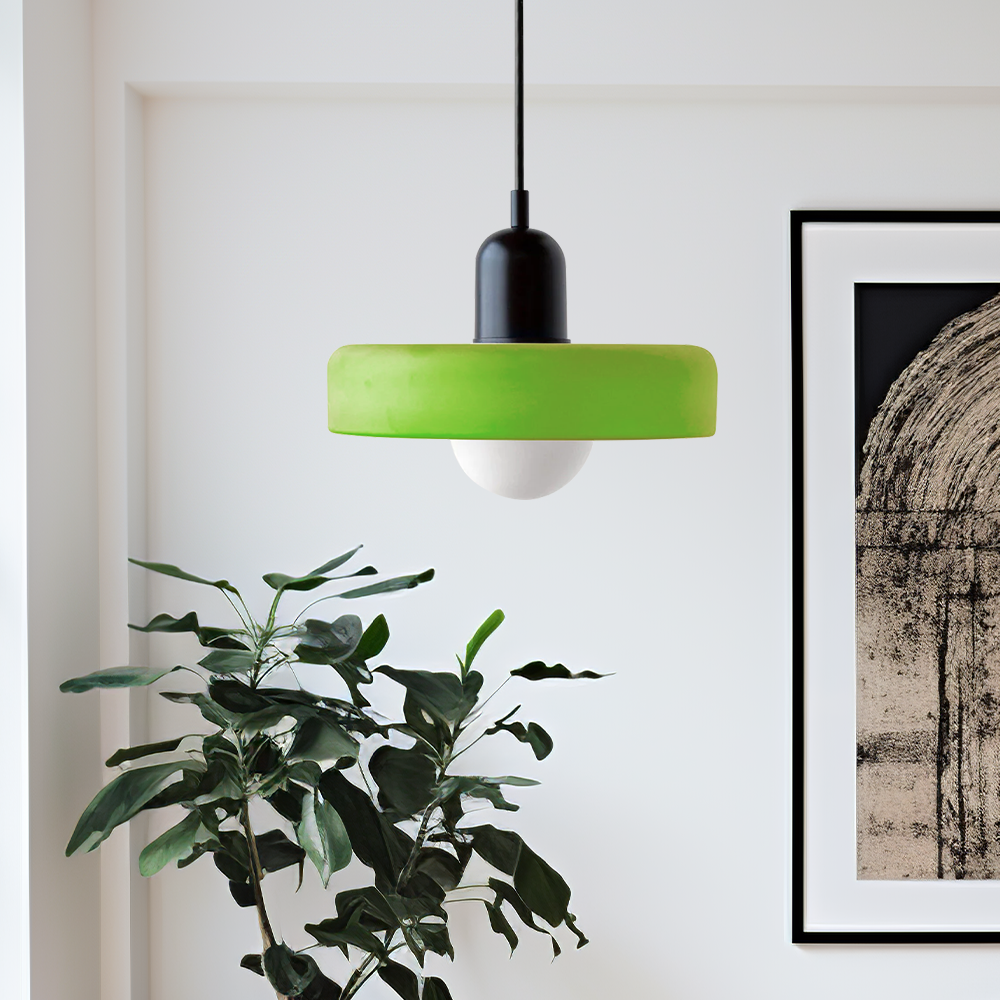 Vibrant Glass Modern Pendant Lighting for Dining Areas