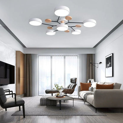 Circular Metal LED Pendant Light For Home