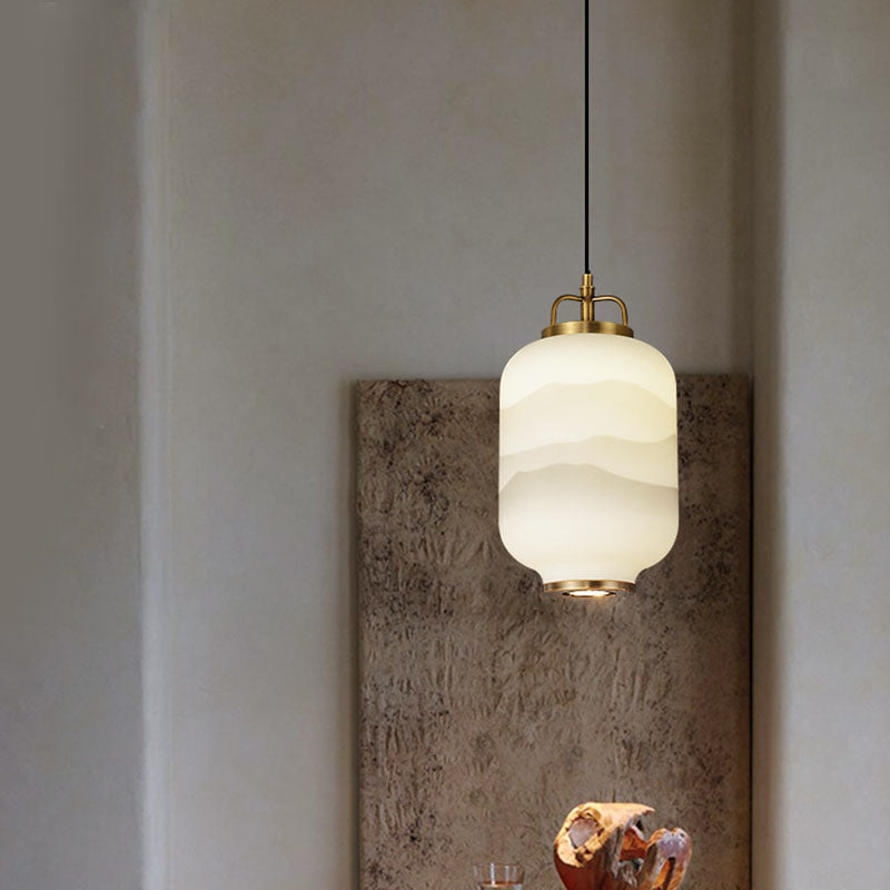Sleek Glass Hanging Light For Modern Ceiling Fixtures