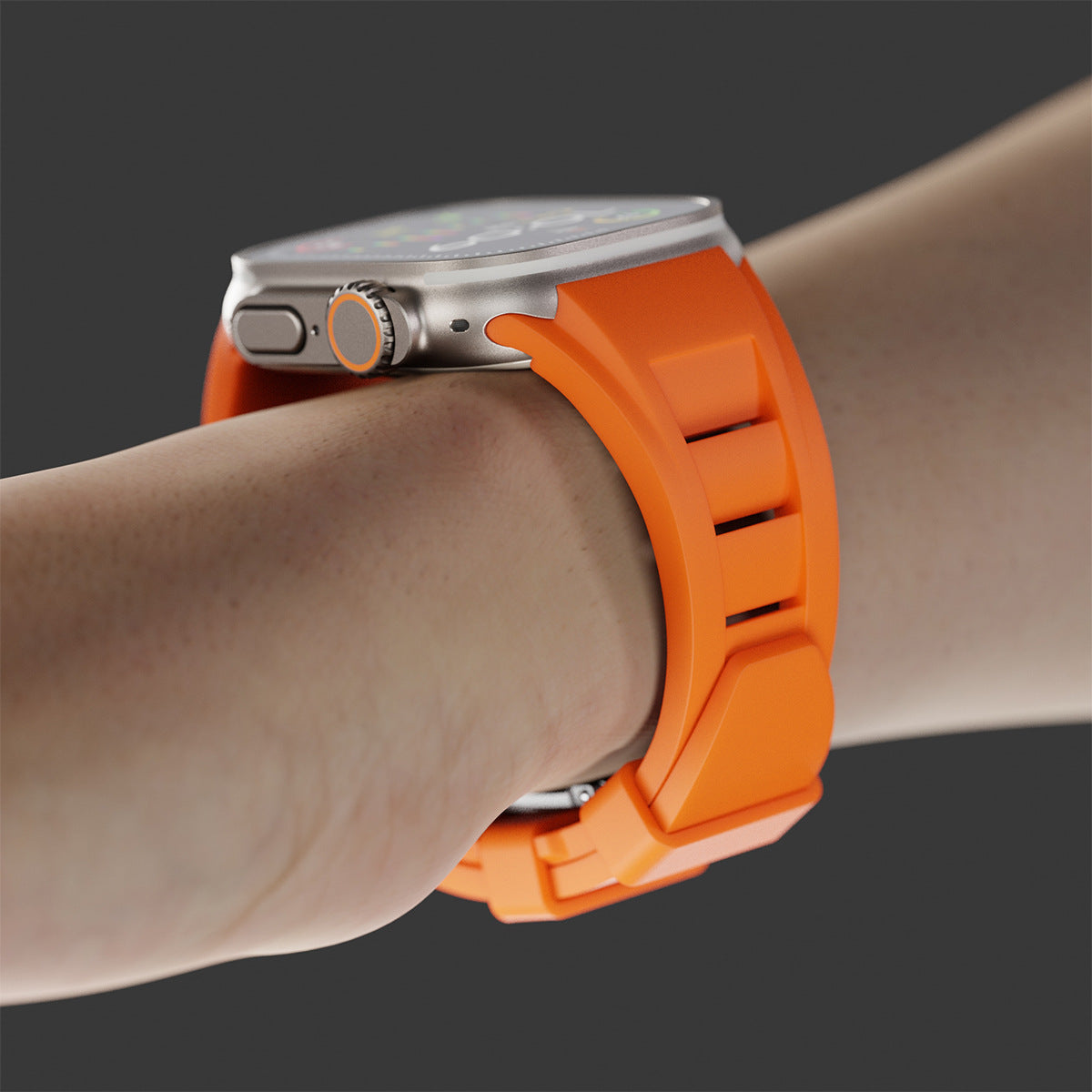 Durable Fitness Silicone Smartwatch Strap