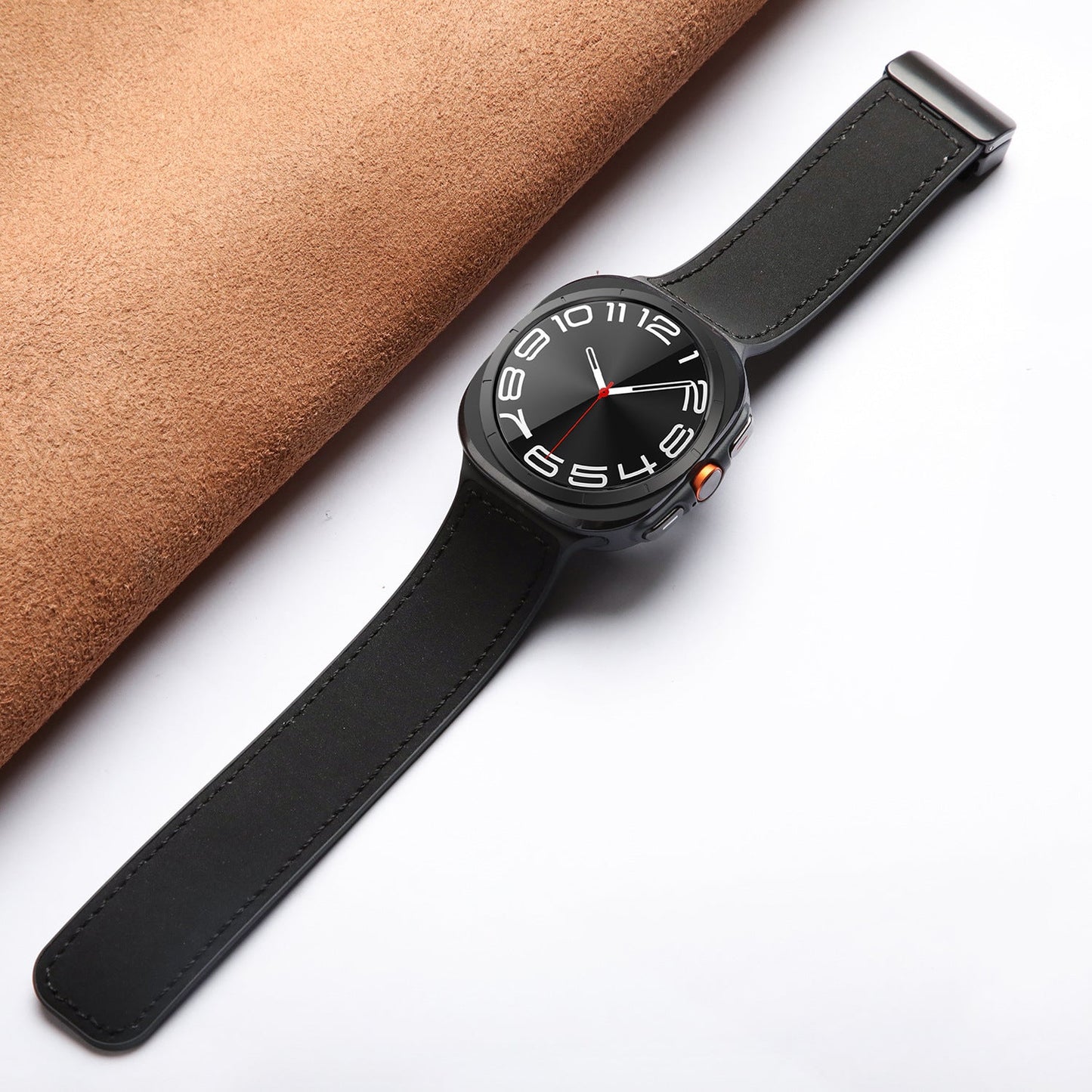 Durable Leather Magnetic Strap for Samsung Watch Ultra