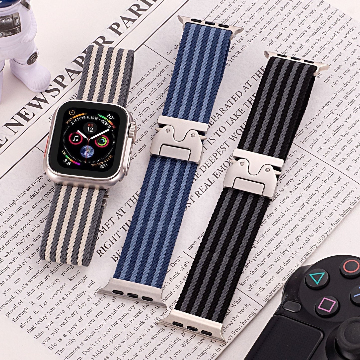 Stylish Woven Nylon Strap for Apple Watch