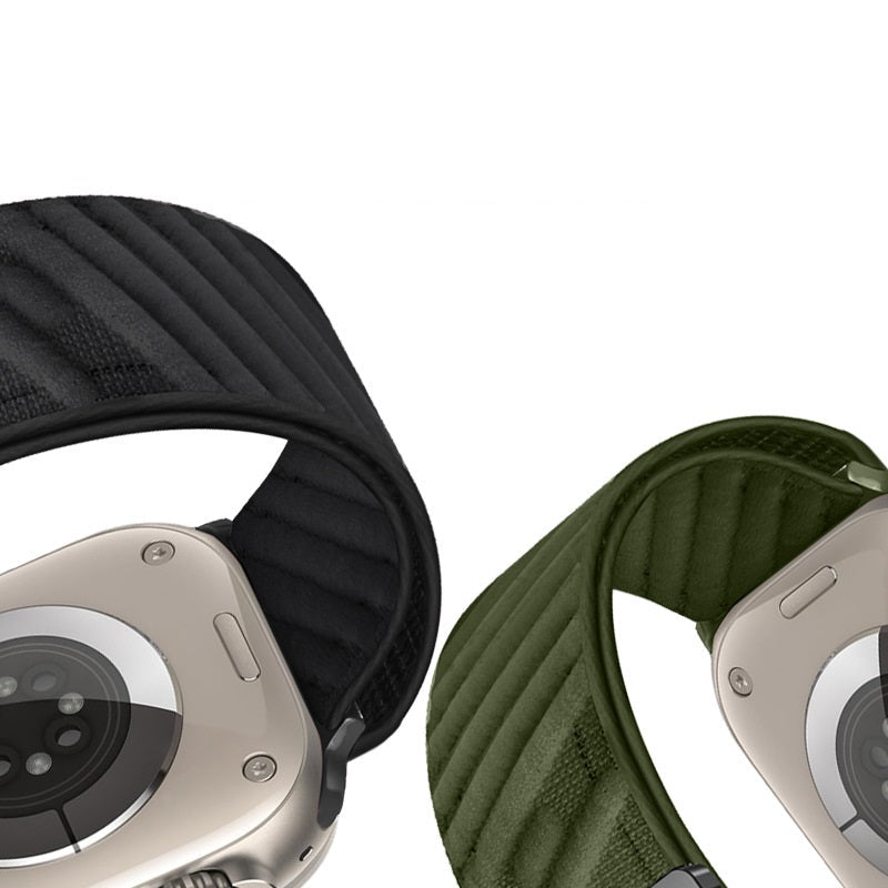 Durable Nylon Strap For Apple Watch With Metal Buckle