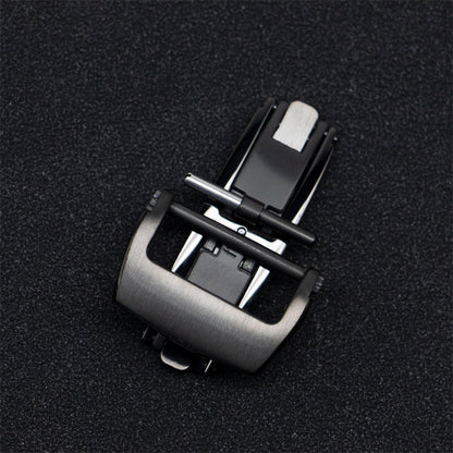 Durable Silicone Watch Strap With Secure Buckle And Metal Fitting