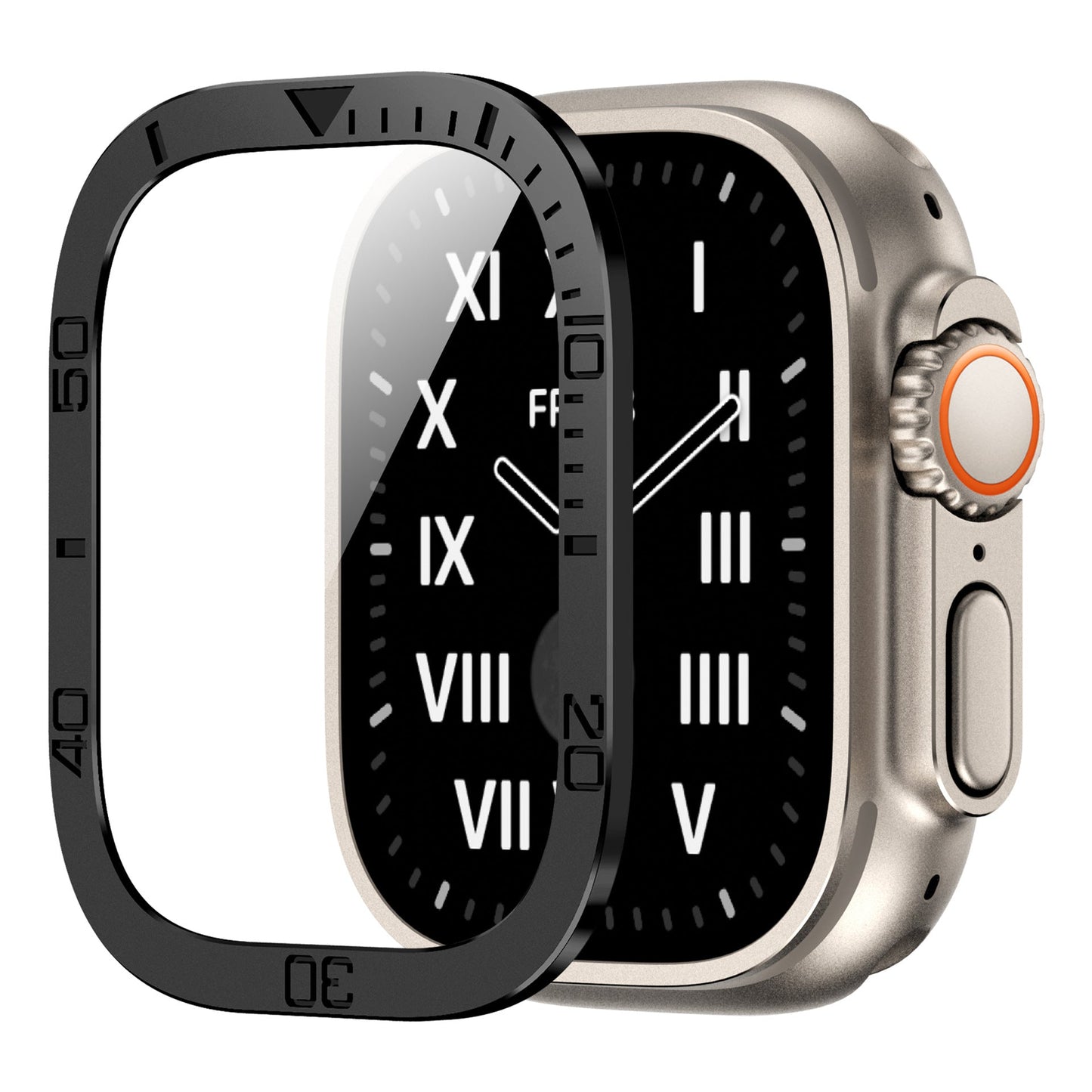 Clear Protective Glass Screen Cover for Apple Watch Ultra