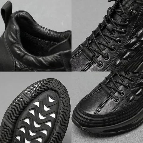 Comfortable Leather Support Sneakers for Men
