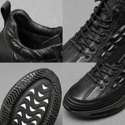 Comfortable Leather Support Sneakers for Men