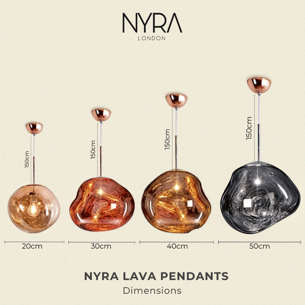 Stylish Glass Drop Pendants