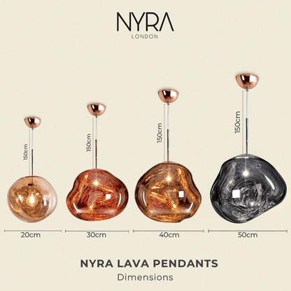 Stylish Glass Drop Pendants