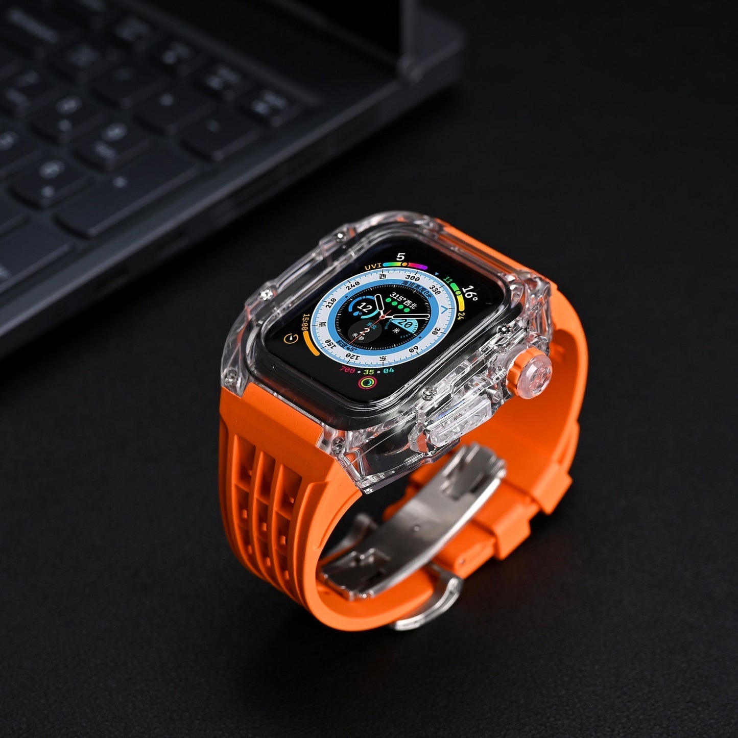 Clear Protective Case and Soft Band Kit for Apple Watch