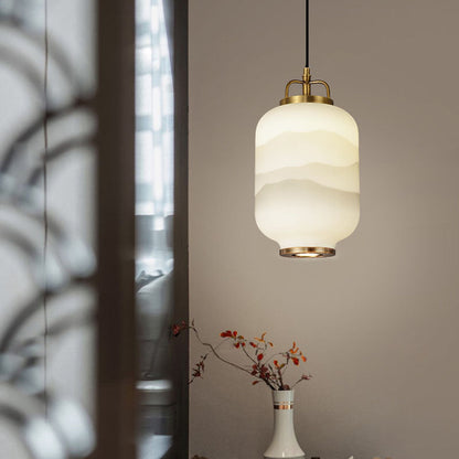 Sleek Glass Hanging Light For Modern Ceiling Fixtures - Lusomart