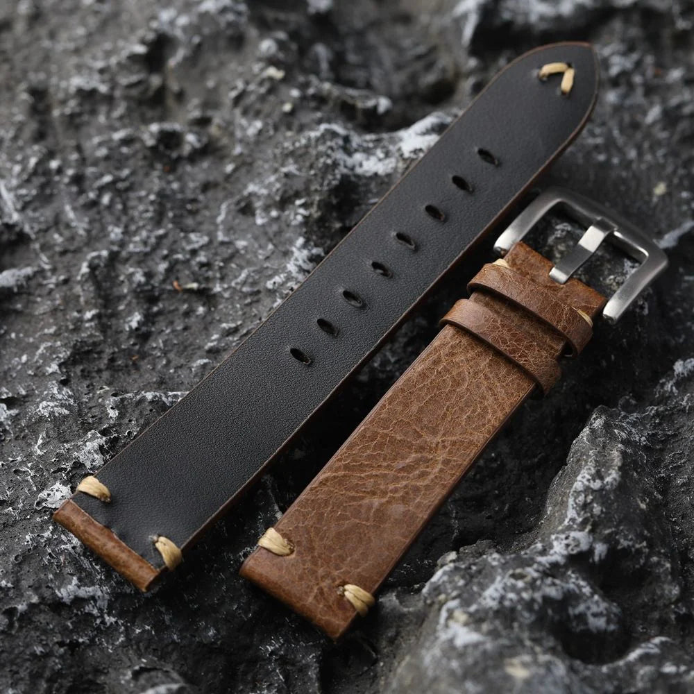 Unique Rustic Leather Crossbody Strap