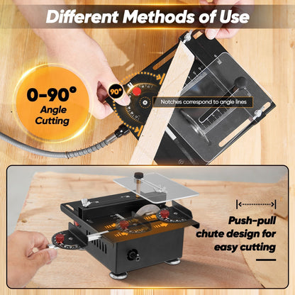 Compact Portable Table Saw For Home Woodworking Projects