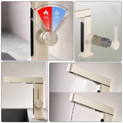 Stainless Steel Single Handle Kitchen Faucet With Temp Control