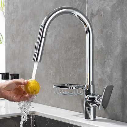 Stylish Kitchen Faucet With Pull Down Spray nozzle - Lusomart