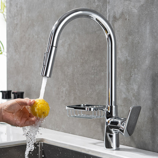 Stylish Kitchen Faucet With Pull Down Spray nozzle - Lusomart