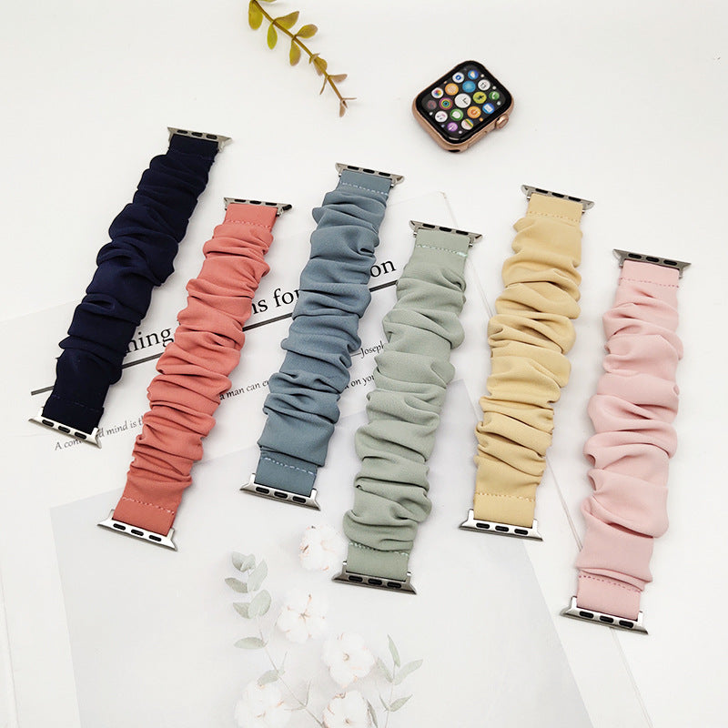 Comfortable Silk Apple Watch Hair Tie Band