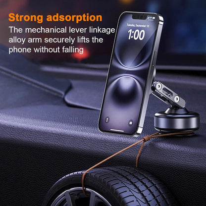 Strong Magnetic Car Phone Mount With Adhesive Base