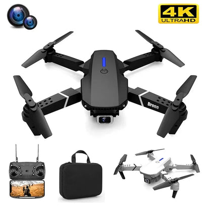 Portable Wi-Fi Drone with 4K Camera and GPS - Lusomart