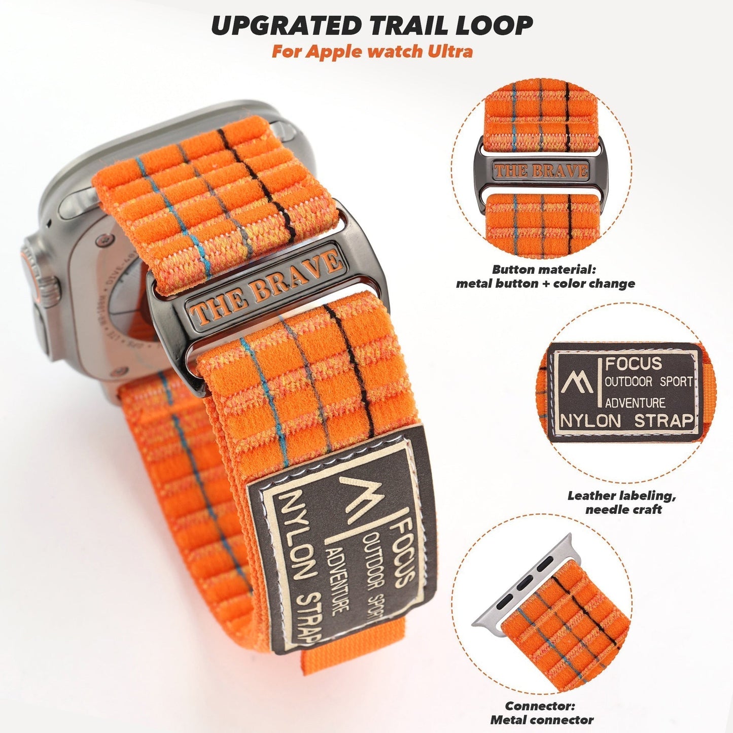 Durable Sport Loop Strap For Apple Watch