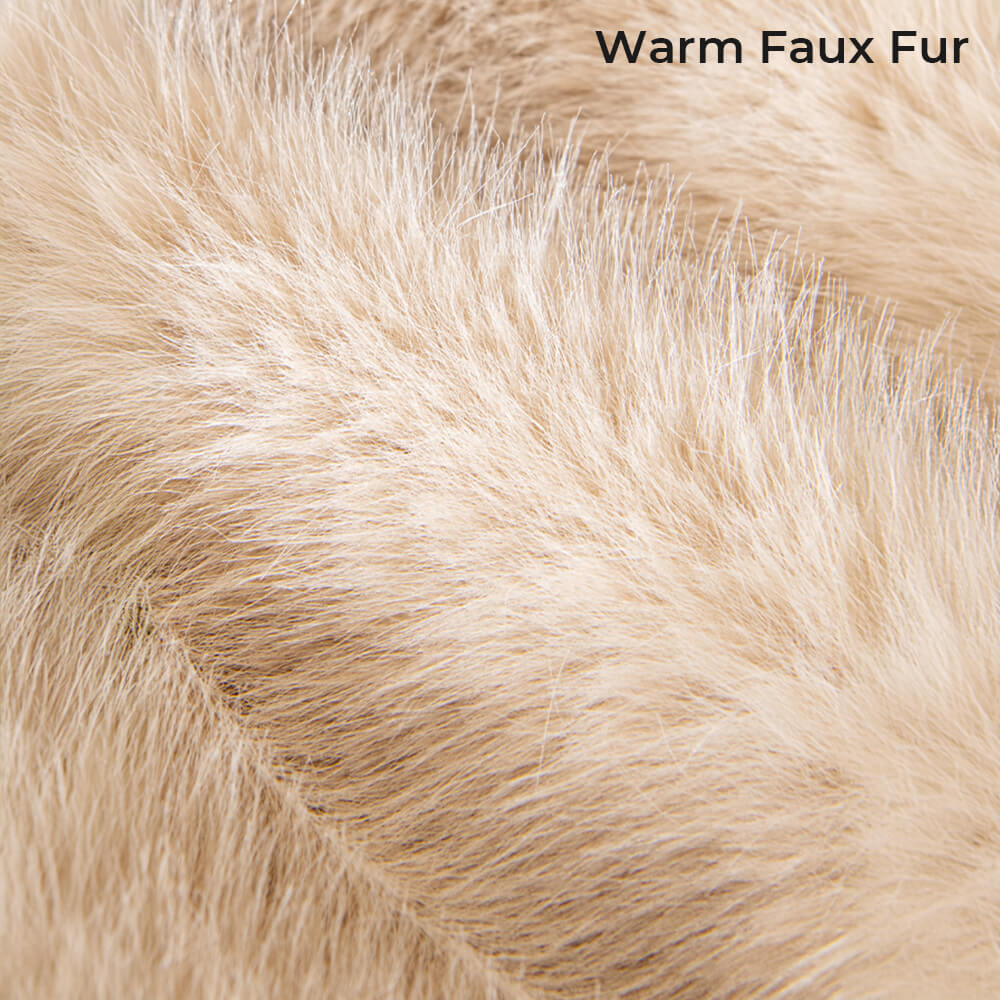 Plush Faux Fur Non Slip Sofa Slipcover Couch Shield