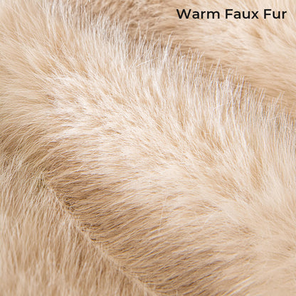 Plush Faux Fur Non Slip Sofa Slipcover Couch Shield