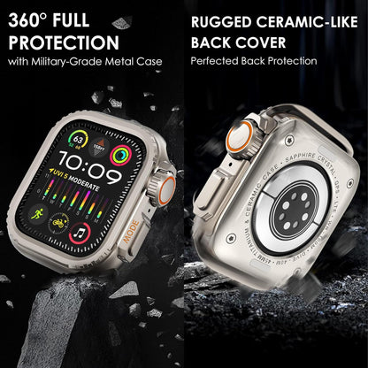 Durable Metal Protector Case for Apple Watch