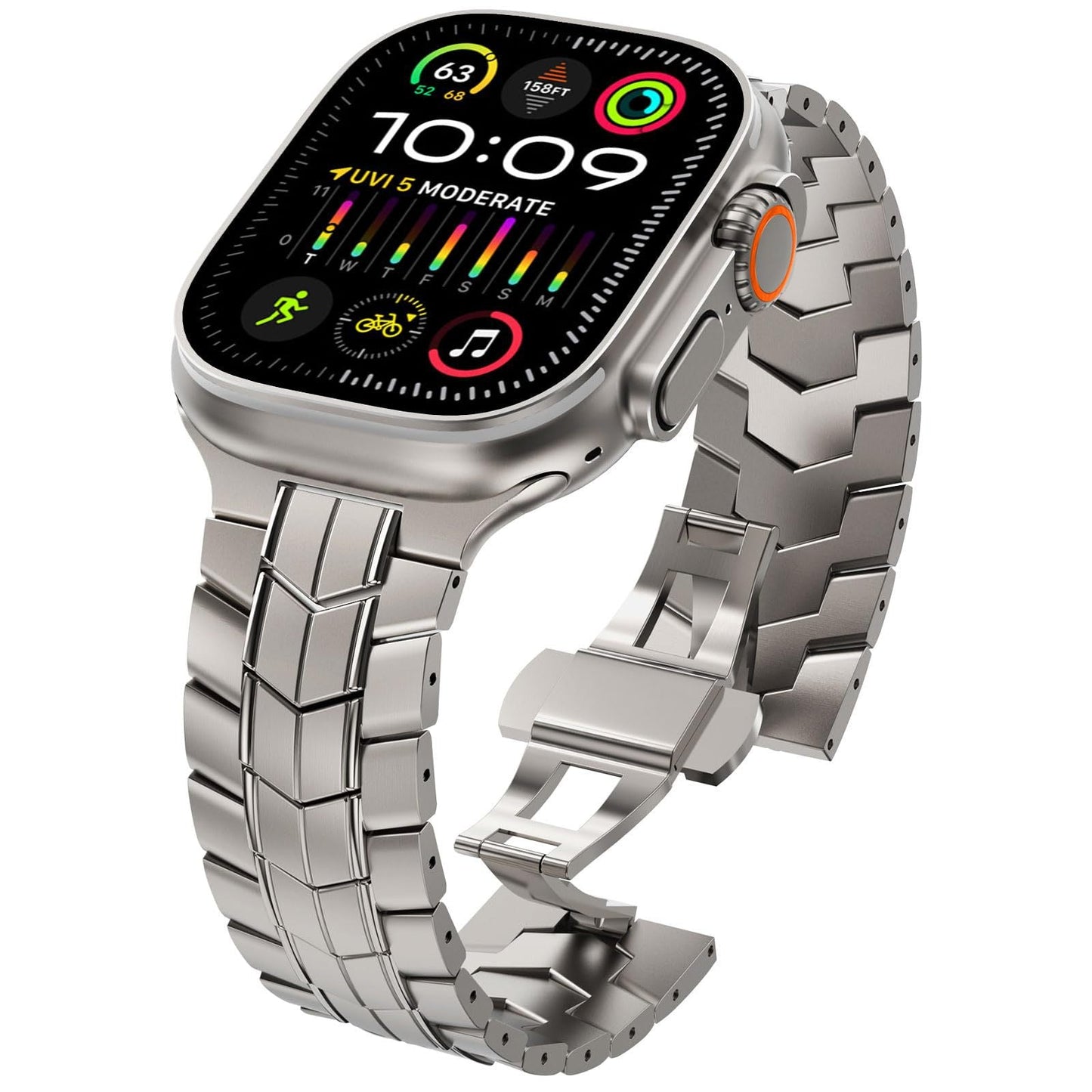 Durable Metal Guard Band for Apple Watch