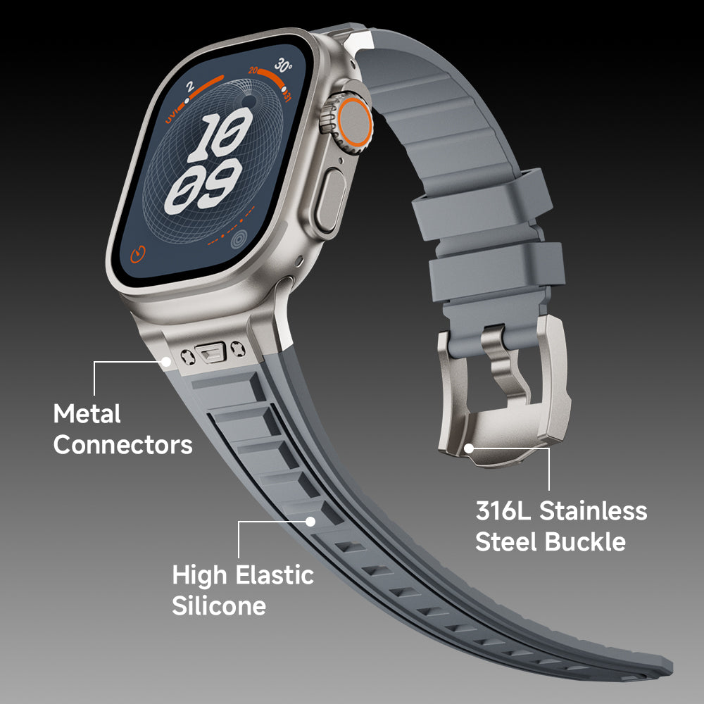 Durable Sports Silicone Apple Watch Band