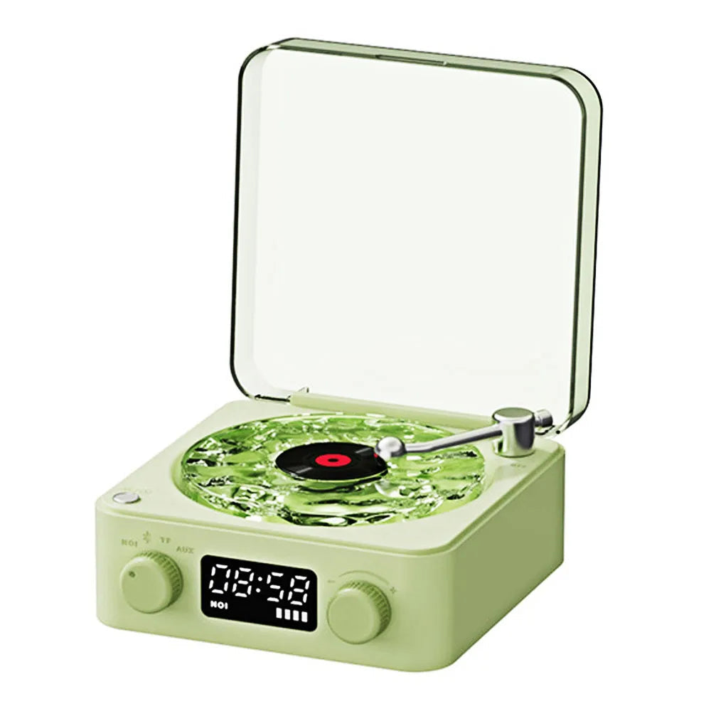 Compact Portable Vintage Bluetooth Wireless Speaker