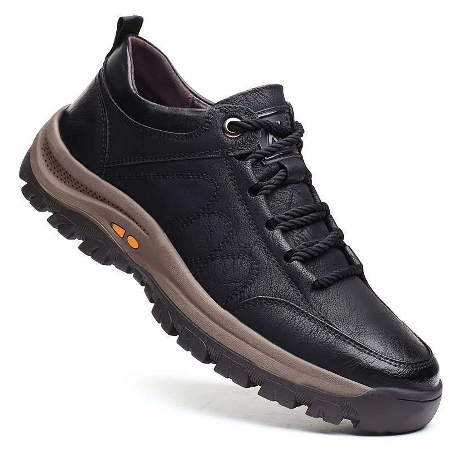 Comfortable Men's Walking Shoes with Arch Support and Grip - Lusomart